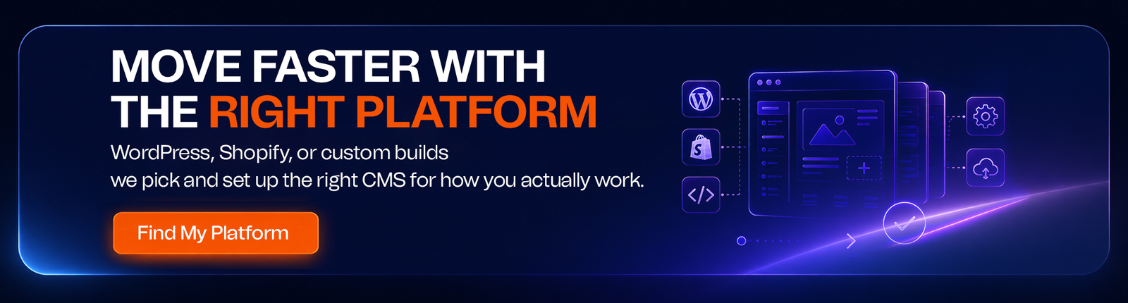 Right Platform Moves Faster